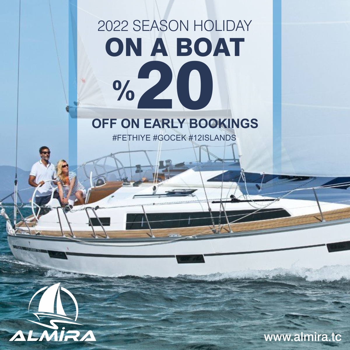 %20 early booking discount on sail rentals