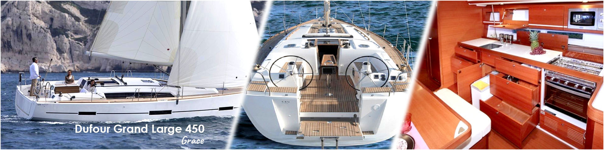 dufour frand large 450 sailing yacht charter Grace